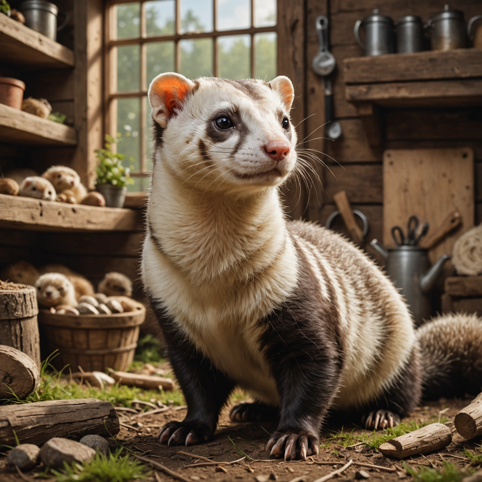 Самые большие домашние хорьки России: Фретка – незаменимый питомец для настоящих ценителей