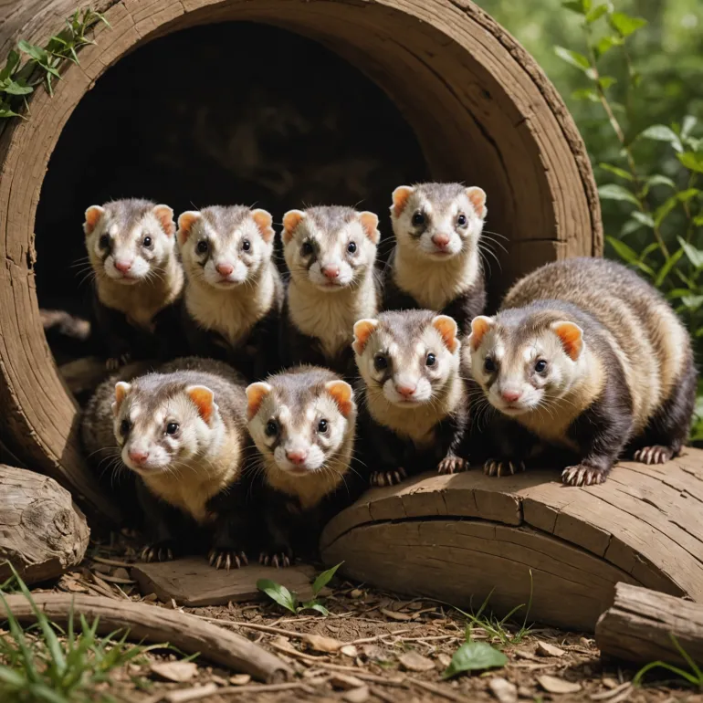 Самые большие домашние хорьки: Фретка