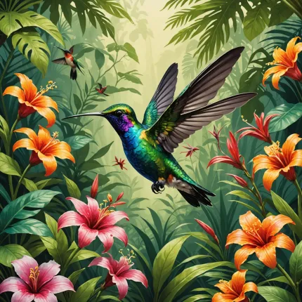 Колибри: Волшебство Быстрого Биения Крыльев и Его Тайны