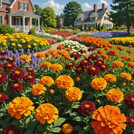 Секреты выращивания бархатцев: от посадки до цветения