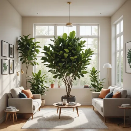 Фикус Бамбино — компактный комнатный фикус: идеальное растение для современных интерьеров